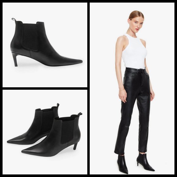 Anine Bing Shoes - 💕ANINE BING💕 Stevie Boots ~ Black Leather 37 New Without Box
